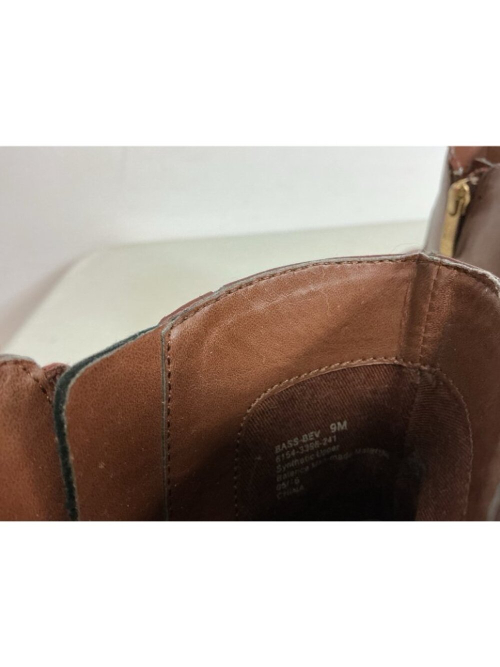 Bass Brown Ankle Boots Womens 9 - Picture 7 of 7